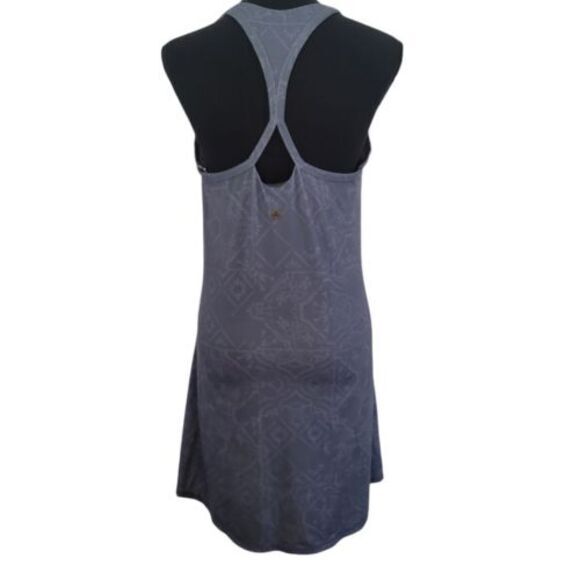 Prana Gray Dress Sz Medium Athletic Gorp Granola Shelf‎ Bra Racerback Round Neck - Picture 2 of 12